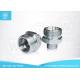 Carbon Steel Hydraulic Bite Type Tube Fitting Metric Thread With ED - Ring