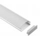 Slim Surface Mounted LED Profile Silver Color 30*10mm Aluminum