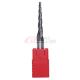 3 Flutes Taper Custom End Mill Conical Carbide For Titanium Alloy