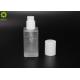 Skin Care Moisturizer Glass Bottle , 30ml Empty Frosted Glass Pump Bottles