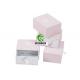 High End Exquisite Cardboard Jewelry Gift Boxes Biodegradable Light Pink Color