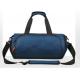 210D Lining Gym Duffle Bag , Blue / Black Round Waterproof Duffle Bags