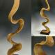 Aesthetic Appeal Abstract Wood Art Sculpture No Damage