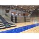 Basketball Court Retractable Grandstands , Row Letter Retractable Platform