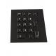 17 Keys Ip65 Rate Industrial Black Usb Metal Keypad With Custom Layout
