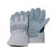 A / AB flame proof protective working Natural Cow Leather Gloves 11003