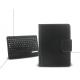 For iPad Mini 700mAh Slim Durable Leather Case With Bluetooth Keyboard Protect Screen