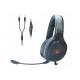 Metal Detachable Wired Gaming Headset 40mm Driver Ergonomic With Microphone