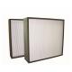 Compact Box Type High Volume HEPA Filter Aluminum Alloy External Frame For Clean Room