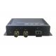 12G-SDI fiber optic extender over single core fiber with fiber cable backup option