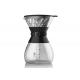 HP6100 Household Glass Manual Pour Over Coffee Makers Ergonomic With Brew System