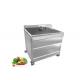 Stainless Steel Canteen / Bubble Vegetable Washing Machine 200-300kg/H