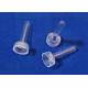 Clear Quartz fused silicon Science Lab Glassware Spherical Joint Tube