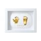 Newborn Baby Keepsake Box Hand And Foot Print Frame For Souvenir Gifts
