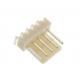 Beige 8 Pin Header Connector , 2,54mm Pitch Male Angled Pcb Mounted Connectors