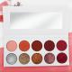 10 Color Eye Makeup Eyeshadow Glitter High Pigment Private Label With Mirror