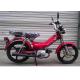 Two Seat Real Leather Mini Motor Scooter ,  Low Noise Small 50cc Dirt Bike