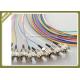 Colorful 0.9mm Fiber Optic Patch Cord  With ST / FC / SM Connector High Return Loss