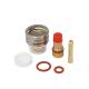 WP17 18 26 Tig Consumables Torch 14 54NQCN Gas Lens Wedge Collect Pyrex Glass Cup Kit