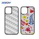 DIY Sublimation Mobile Phone Case Shockproof TPU PC Aluminum Plate