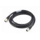 5M High Flexible Hirose M12 12pin Connector Male to Female Waterproof Power Cable 30V for Analog Cameras