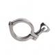 CE Certified Sanitary Stainless Steel Pipe Clamps with Max Pressure of 10bar 145PSI
