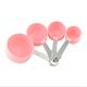 4 Pcs Set Silicone Measuring Spoon Size Measuring Cups Baking Tools With Graduated