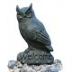 Cast Stand Up Owl Statue Water Fountains Indoor Outdoor OEM & ODM