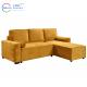 New Product Comfortable Custom Material Yellow Ginger Modern Luxury Sofa Beds Low Prices For Sale