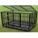Wire Metal Dog Cage Kennel Single or Double-Door Folding Metal Dog Crate