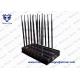 Adjustable 14 Antennas Powerful WiFi Mobile Phone Signal Jammer 50 Meters Range