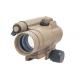 Fixed Focus Type Green / Red Dot Sight Scope Tactical M4 2 MOA Dot DE Housing