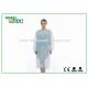 Professional Waterproof Disposable Hospital Gowns For Doctors , Custom Made