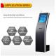 Cheque Scanner Stand Floor Self Service Terminal Multifunction Self Service Terminal