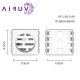 SMD5050PIR2 SERIES High Power Chips 0.3w 585-595nm 840-850nm 80-100mW For Cameras And 3D Printing