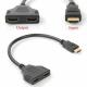 PVC HDMI Splitter 1 In 2 Out Splitter 2 Port Video Adapter Converter For PS4 HDTV