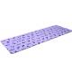 Anti Fatigue Printing PU Yoga Mat Purple Color Vivid Printing Designs