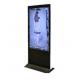 55 Floor Standing Digital Signage Display High Brightness Waterproof