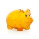Portable Multi Color Transparent Piggy Bank For Toddle Money Saving