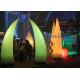 Special Shaped Inflatable Lighting Decoration With LED 100W For Social Printable Logo