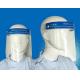Transparent Protective Face Shield PPE Antiviral Face Shield PET / PVC Material