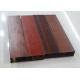 Decorative Wooden Strip Metal Ceiling Tile , Fireproof Square Tube Strip Ceiling