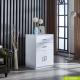 White Triamine 36.06INCH Multifunctional Living Room Storage Cabinet