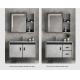 Insectproof Smart Bathroom Cabinet , Aviation Aluminium Vanity Cabinet