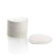 White Color Disk Round Coffee Filter Paper 58mm 64mm 100pcs