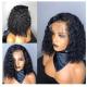 13X6 Hair Lace Front Bob Wigs Cap Average Size With Adjustable Straps