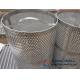 Stainless Steel Round Hole Perforated Cylinder Used For Filtration Industry