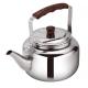 Walmart hot sale stainless steel water kettle 4L classical metal steel stovetop tea kettle whistling kettle