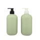 HDPE 500ml Plastic Shower Pump Bottles Green Lotion Gel Hand Sanitizer