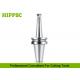 Threaded Screw BT40 CNC Tool Holder Taper Shank Contacting With Milling Cutter